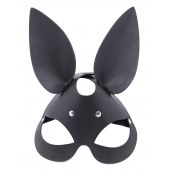 Черная гладкая маска  Зайка  с длинными ушками - Crazy Handmade - купить с доставкой в Красногорске