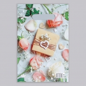 Полиэтиленовый пакет  Подарочек  с вырубной усиленной ручкой - 20 х 30 см. - Сима-Ленд - купить с доставкой в Красногорске