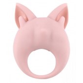 Нежно-розовое перезаряжаемое эрекционное кольцо Kitten Kiki - Lola Games - в Красногорске купить с доставкой