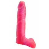 Розовая насадка-фаллос для трусиков Harness - 16,5 см. - LOVETOY (А-Полимер) - купить с доставкой в Красногорске