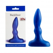 Синий анальный стимулятор Beginners p-spot massager - 11 см. - Lola Games - в Красногорске купить с доставкой