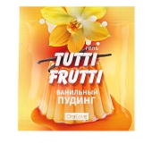 Пробник гель-смазки Tutti-frutti со вкусом ванильного пудинга - 4 гр. - Биоритм - купить с доставкой в Красногорске