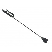 Чёрный стек с шлепком-сердечком - 70 см. - Sitabella - купить с доставкой в Красногорске