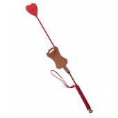 Стек с красным наконечником-сердечком - 70 см. - Sitabella - купить с доставкой в Красногорске