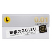 Презервативы Sagami Original 0.02 L-size увеличенного размера - 5 шт. - Sagami - купить с доставкой в Красногорске