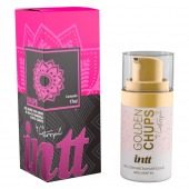 Возбуждающий гель Golden Chups с малиновым ароматом - 17 мл. - INTT - купить с доставкой в Красногорске