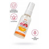 Съедобная гель-смазка Yovee «Двойной соблазн» с Д-пантенолом и вкусом клубники и дыни - 50 мл. - ToyFa - купить с доставкой в Красногорске