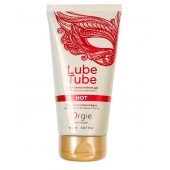 Интимный гель на водной основе Lube Tube Hot с разогревающим эффектом - 150 мл. - ORGIE - купить с доставкой в Красногорске