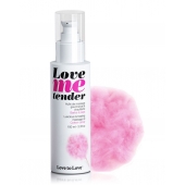 Съедобное согревающее массажное масло Love Me Tender Cotton Candy с ароматом сладкой ваты - 100 мл. - Love to Love - купить с доставкой в Красногорске