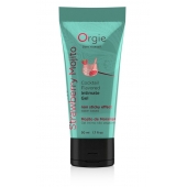 Съедобный интимный гель Orgie Lube Tube Cocktail Strawberry Mojito - 50 мл. - ORGIE - купить с доставкой в Красногорске