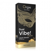 Съедобный гель Dual Vibe Pina Colada с эффектом вибрации и вкусом коктейля пина колада - 15 мл. - ORGIE - купить с доставкой в Красногорске