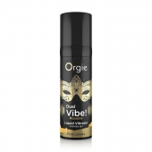 Съедобный гель Dual Vibe Pina Colada с эффектом вибрации и вкусом коктейля пина колада - 15 мл. - ORGIE - купить с доставкой в Красногорске