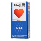 Презервативы с пупырышками Masculan Dotted - 10 шт. - Masculan - купить с доставкой в Красногорске