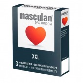Презервативы увеличенного размера Masculan XXL - 3 шт. - Masculan - купить с доставкой в Красногорске