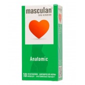 Презервативы анатомической формы Masculan Anatomic - 10 шт. - Masculan - купить с доставкой в Красногорске