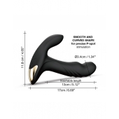Черный вибромассажер простаты Multi P-Joy с 3 моторами - Dorcel - в Красногорске купить с доставкой