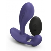 Темно-синий вибромассажер Witty P G Vibrator with Remote Control - Love to Love - в Красногорске купить с доставкой