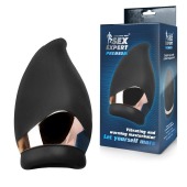 Черный вибромастурбатор Sex Expert - Sex Expert - в Красногорске купить с доставкой