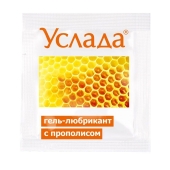 Гель-лубрикант «Услада с прополисом» - 3 гр. - Биоритм - купить с доставкой в Красногорске