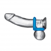 Комплект из 2 эрекционных колец-восьмерок 2-Pack Duo Cock And Ball Stamina Enhancement Ring - BlueLine - в Красногорске купить с доставкой