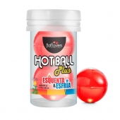 Лубрикант на масляной основе Hot Ball Plus с охлаждающе-разогревающим эффектом (2 шарика по 3 гр.) - HotFlowers - купить с доставкой в Красногорске