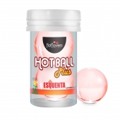 Лубрикант на масляной основе Hot Ball Plus с разогревающим эффектом (2 шарика по 3 гр.) - HotFlowers - купить с доставкой в Красногорске
