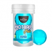 Лубрикант на масляной основе Hot Ball Plus с охлаждающим эффектом (2 шарика по 3 гр.) - HotFlowers - купить с доставкой в Красногорске
