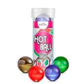 Ароматизированный лубрикант Hot Ball Mix на масляной основе (4 шарика по 3 гр.) - HotFlowers - купить с доставкой в Красногорске