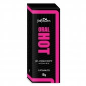 Гель для оральных ласк Oral Hot с согревающим эффектом - 15 гр. - HotFlowers - купить с доставкой в Красногорске