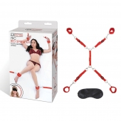 Красная фиксация на матрас Classic Bedspreader - Lux Fetish - купить с доставкой в Красногорске