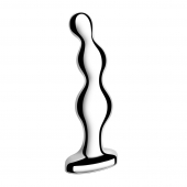 Стальной анальный фаллоимитатор для простаты Stainless Steel Anal Beads - 13 см. - b-Vibe - в Красногорске купить с доставкой