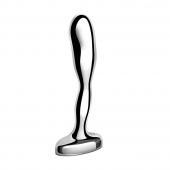 Стальной стимулятор простаты Stainless Steel Prostate Plug - 11,5 см. - b-Vibe - в Красногорске купить с доставкой