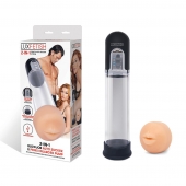 Автоматическая вакуумная помпа-мастурбатор Blowjob Auto Sucker Penis Enlarger Pump - Lux Fetish - в Красногорске купить с доставкой