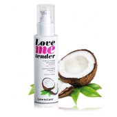 Съедобное согревающее массажное масло Love Me Tender Cocos с ароматом кокоса - 100 мл. - Love to Love - купить с доставкой в Красногорске