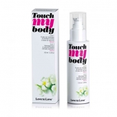 Силиконовый лубрикант 2-в-1 Touch My Body с ароматом моной - 100 мл. - Love to Love - купить с доставкой в Красногорске