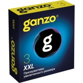 Презервативы увеличенного размера Ganzo XXL - 3 шт. - Ganzo - купить с доставкой в Красногорске