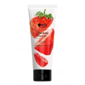 Лубрикант на водной основе OYO Aroma Gel Strawberry с ароматом клубники - 75 мл. - OYO - купить с доставкой в Красногорске