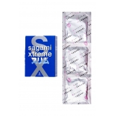 Розовые презервативы Sagami Xtreme FEEL FIT 3D - 3 шт. - Sagami - купить с доставкой в Красногорске
