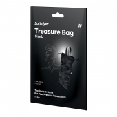 Черный мешочек для хранения игрушек Treasure Bag L - Satisfyer - купить с доставкой в Красногорске