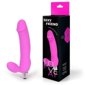 Розовый безремневой страпон Sexy Friend - 1137 - купить с доставкой в Красногорске