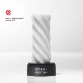 Белый 3D мастурбатор SPIRAL - Tenga - в Красногорске купить с доставкой