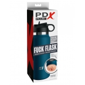 Мастурбатор-вагина в синей колбе F*ck Flask - Pipedream - в Красногорске купить с доставкой