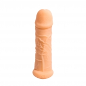 Телесный фаллоудлинитель Extra Size Bubbles - 15,5 см. - Lola Games - в Красногорске купить с доставкой