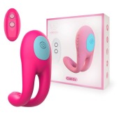 Розовое виброкольцо с пультом ДУ - I-MOON - в Красногорске купить с доставкой