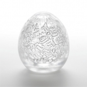 Мастурбатор-яйцо Keith Haring EGG PARTY - Tenga - в Красногорске купить с доставкой