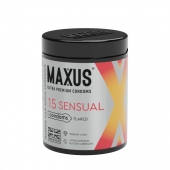 Анатомические презервативы MAXUS Sensual - 15 шт. - Maxus - купить с доставкой в Красногорске