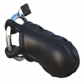 Черный замок верности Extreme Silicone Cock Blocker - Pipedream - купить с доставкой в Красногорске