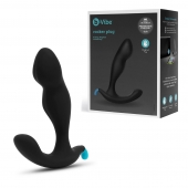 Черный утяжеленный анальный стимулятор Rocker Plug - 12 см. - b-Vibe - в Красногорске купить с доставкой