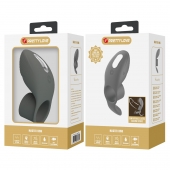 Серое кольцо на пенис с вибрацией - Baile - в Красногорске купить с доставкой