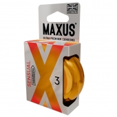 Презервативы анатомической формы Maxus Sensual - 3 шт. - Maxus - купить с доставкой в Красногорске